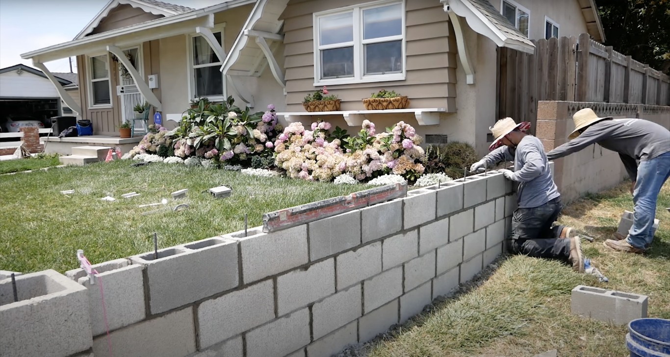 Retaining wall and concrete masonry in Pueblo, CO
